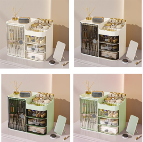 Cosmetics Storage Box Dustproof Desktop